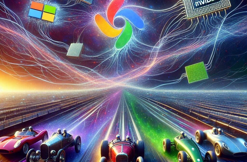 La batalla por la supremacía en chips de IA: Microsoft, Meta, Google y Nvidia se enfrentan